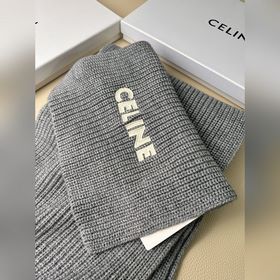 Классический кашемировый шарф CELINE. 