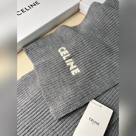 Классический кашемировый шарф CELINE. 