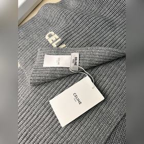 Классический кашемировый шарф CELINE. 