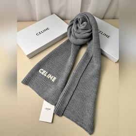 Классический кашемировый шарф CELINE. 