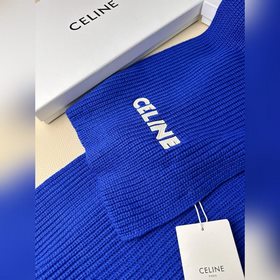 Классический кашемировый шарф CELINE. 