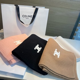 Классический кашемировый шарф CELINE П