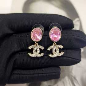 Классические серьги Chanel с двойной б