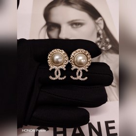 Chanel Classic Double C Сережки-гвозди