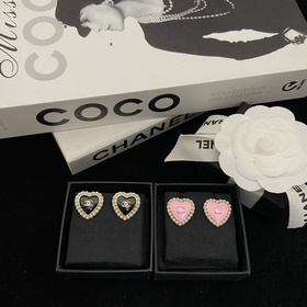 Новые серьги Chanel 25B Heart Pearl St