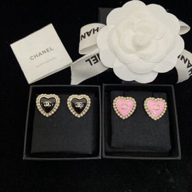 Новые серьги Chanel 25B Heart Pearl St