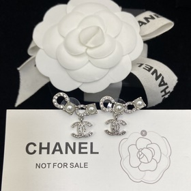 Chanel  Серьги CoCo Pearl Double C 