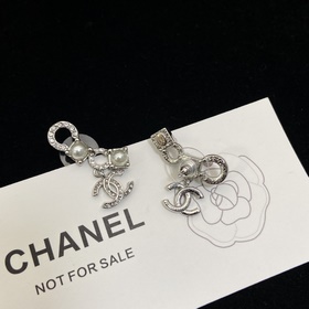 Chanel  Серьги CoCo Pearl Double C 