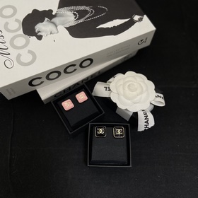 Винтажные серьги Chanel 23K с двойной