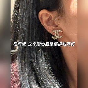 [Серьги Chanel Star Diamond Small Pear