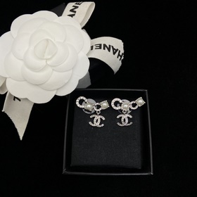 Chanel  Серьги CoCo Pearl Double C 