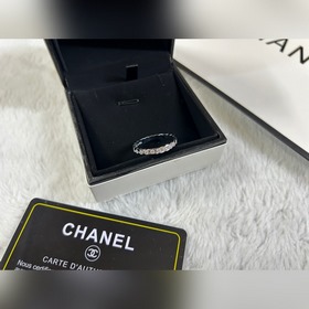 Chanel  Кольцо с квадратными звеньями