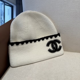 CHANEL Новинка Вязаная шапка Классичес