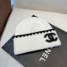 CHANEL Новинка Вязаная шапка Классичес