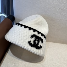 CHANEL Новинка Вязаная шапка Классичес