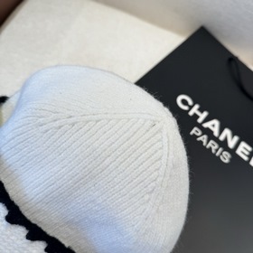 CHANEL Новинка Вязаная шапка Классичес