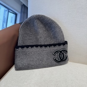CHANEL Новинка Вязаная шапка Классичес