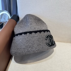 CHANEL Новинка Вязаная шапка Классичес