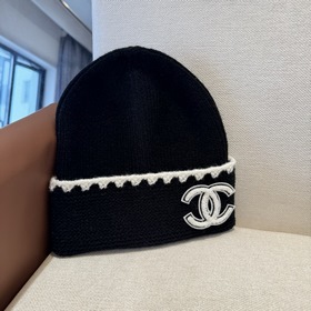CHANEL Новинка Вязаная шапка Классичес