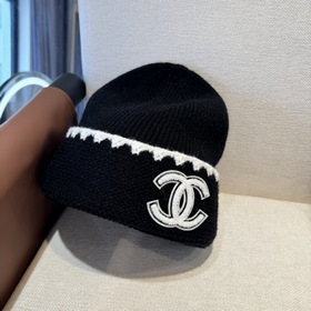 CHANEL Новинка Вязаная шапка Классичес
