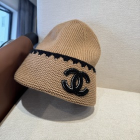CHANEL Новинка Вязаная шапка Классичес
