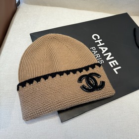 CHANEL Новинка Вязаная шапка Классичес