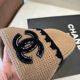 CHANEL Новинка Вязаная шапка Классичес