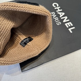 CHANEL Новинка Вязаная шапка Классичес