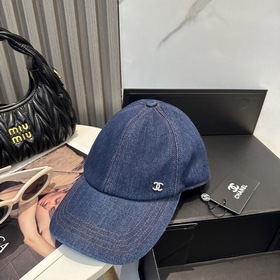CHANEL Новинка Джинсовая бейсболка вин
