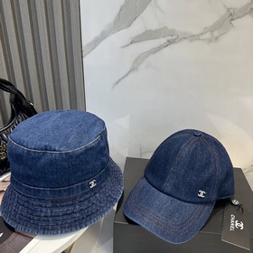 CHANEL Новинка Джинсовая бейсболка вин