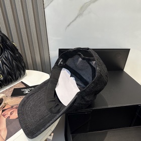 CHANEL Новинка Джинсовая бейсболка вин