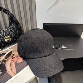 CHANEL Новинка Джинсовая бейсболка вин