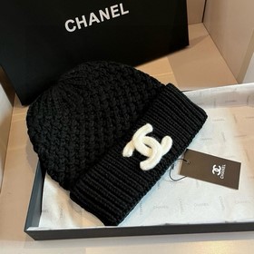 CHANEL Новинка Вязаная шапка-бейсболка