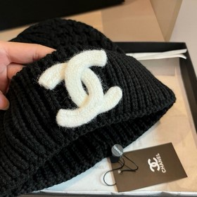 CHANEL Новинка Вязаная шапка-бейсболка