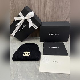 Шерстяная вязаная шапка Chanel Ткань и
