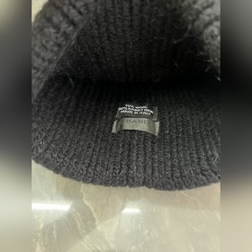 Шерстяная вязаная шапка Chanel Ткань и