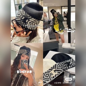 Шляпа из вязаной шерсти Chanel