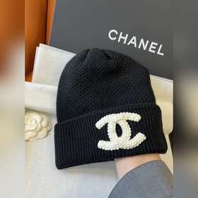 Кашемировая шапка Chanel 24B черного ц