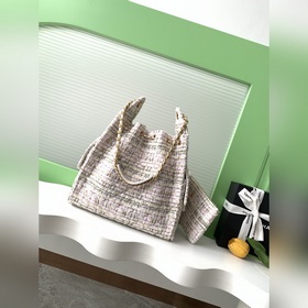 Сумка для хип-хопа с пайеткамиз шерсти