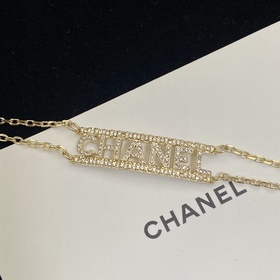 Двухслойный браслет Chanel Square Lett