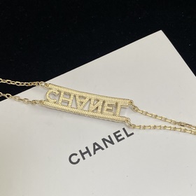 Двухслойный браслет Chanel Square Lett