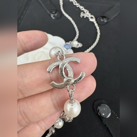 Ожерелье Chanel 25p Новинка Синие буси
