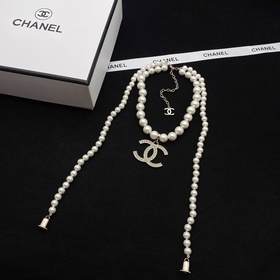 Наушники Chanel Pearl Necklace  Двух