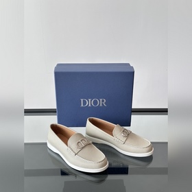 Мужские кожаные туфли DIOR, тщательно 