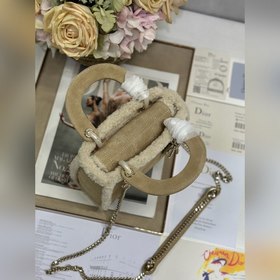 Мини-сумочка Lady Dior из кожи теленка