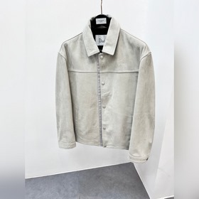 Мужская кожаная куртка Dior с воротник