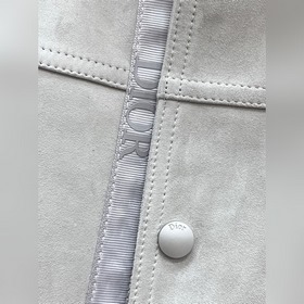 Мужская кожаная куртка Dior с воротник