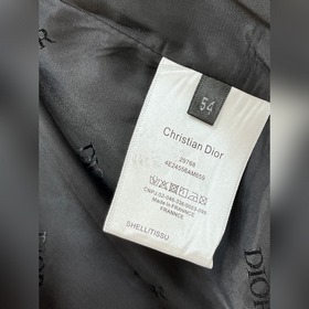 Мужская кожаная куртка Dior с воротник