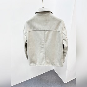 Мужская кожаная куртка Dior с воротник