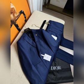 Мужской твидовый шерстяной костюм Dior